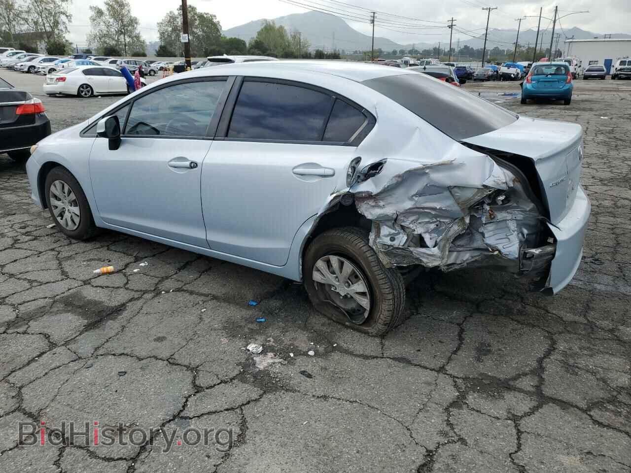 2012 HONDA CIVIC - VIN: 2HGFB2F55CH562626 - Фото 2