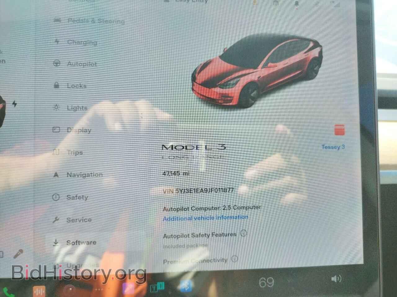 2018 TESLA MODEL 3 - VIN: 5YJ3E1EA9JF011877 - Фото 9
