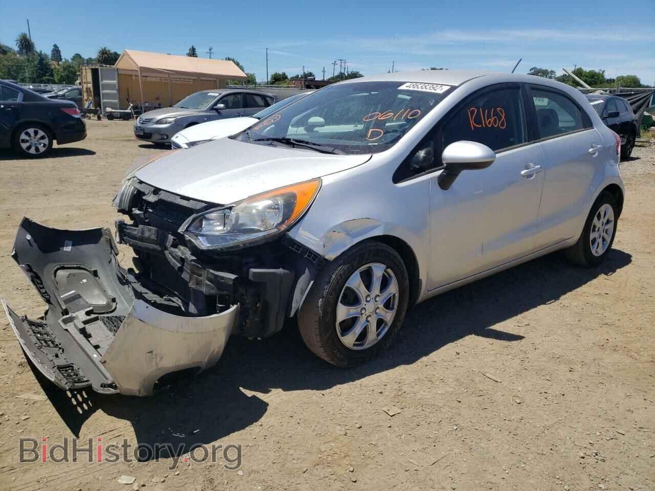 2013 KIA RIO - VIN: KNADM5A39D6146442 - Фото 2