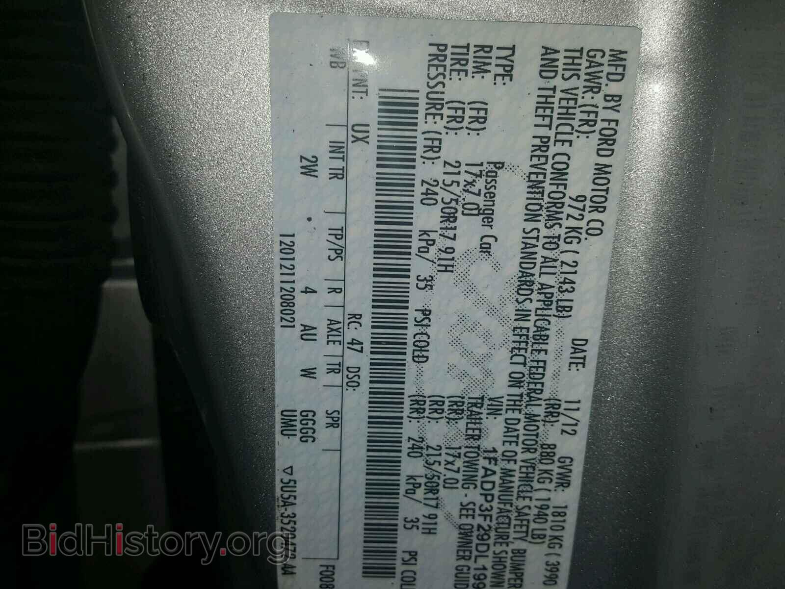 2013 FORD FOCUS - VIN: 1FADP3F29DL199809 - Фото 10