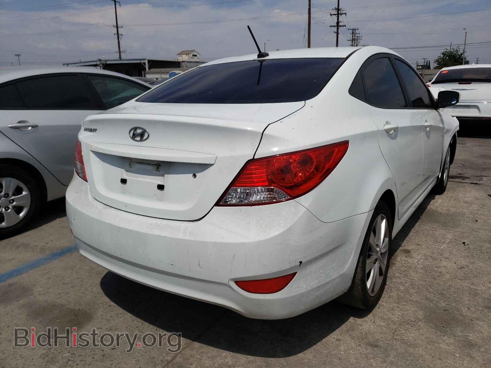 2012 HYUNDAI ACCENT - VIN: KMHCU4AE2CU105974 - Фото 4