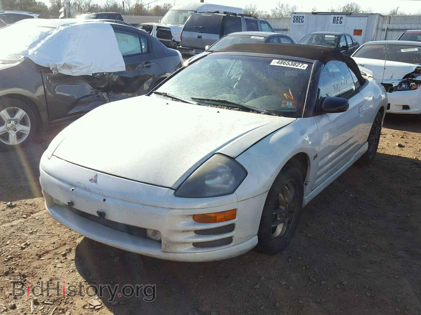 2001 MITSUBISHI ECLIPSE - VIN: 4A3AE85H31E179154 - Фото 2
