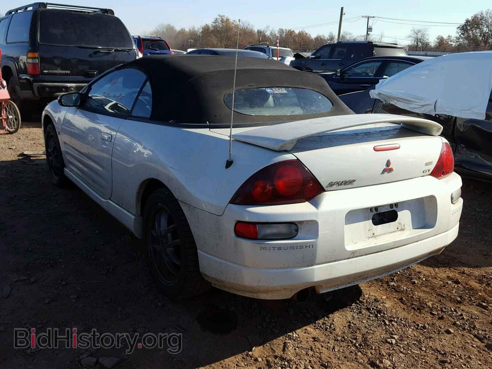 2001 MITSUBISHI ECLIPSE - VIN: 4A3AE85H31E179154 - Фото 3
