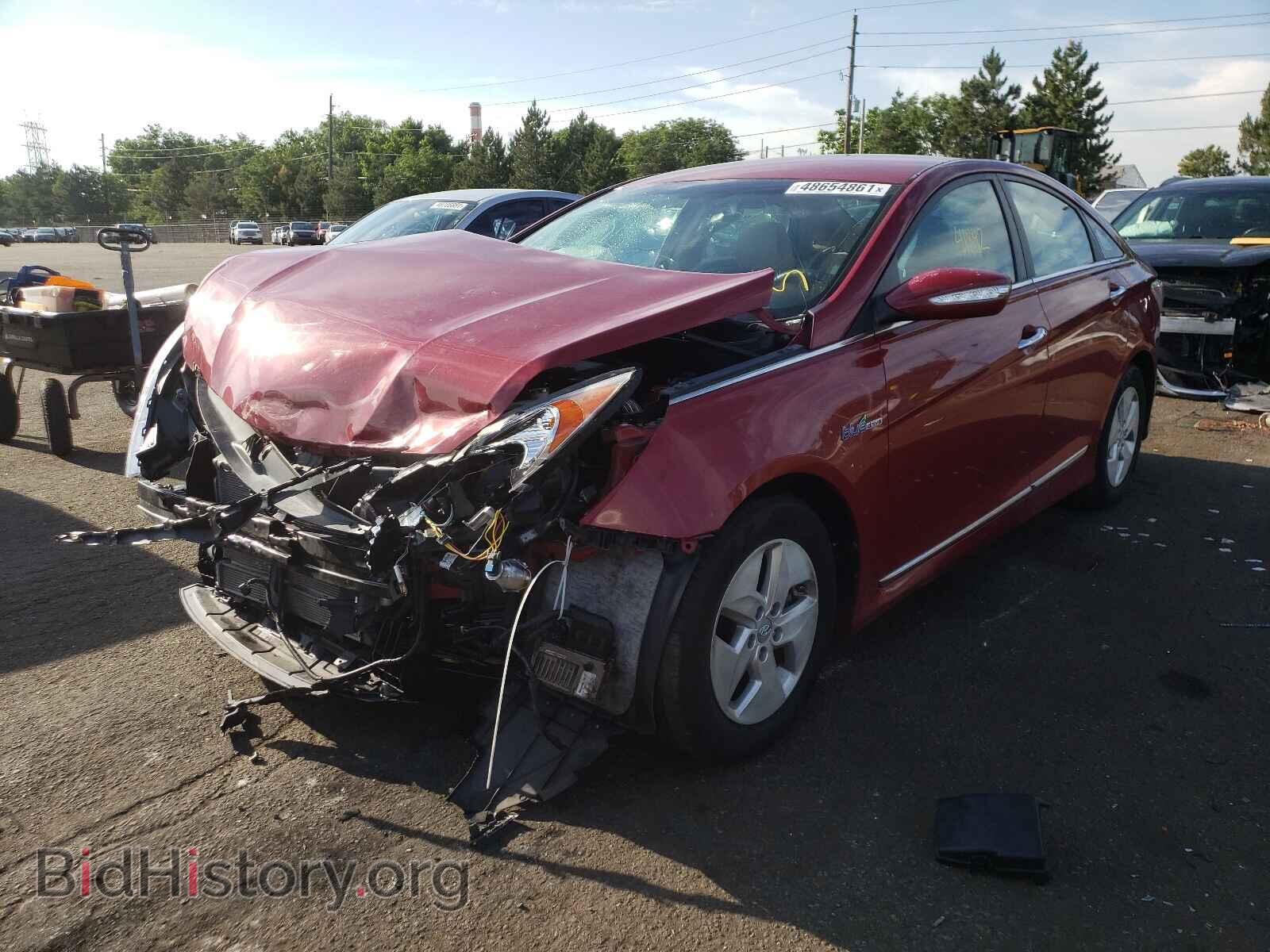 2012 HYUNDAI SONATA - VIN: KMHEC4A47CA038566 - Фото 2