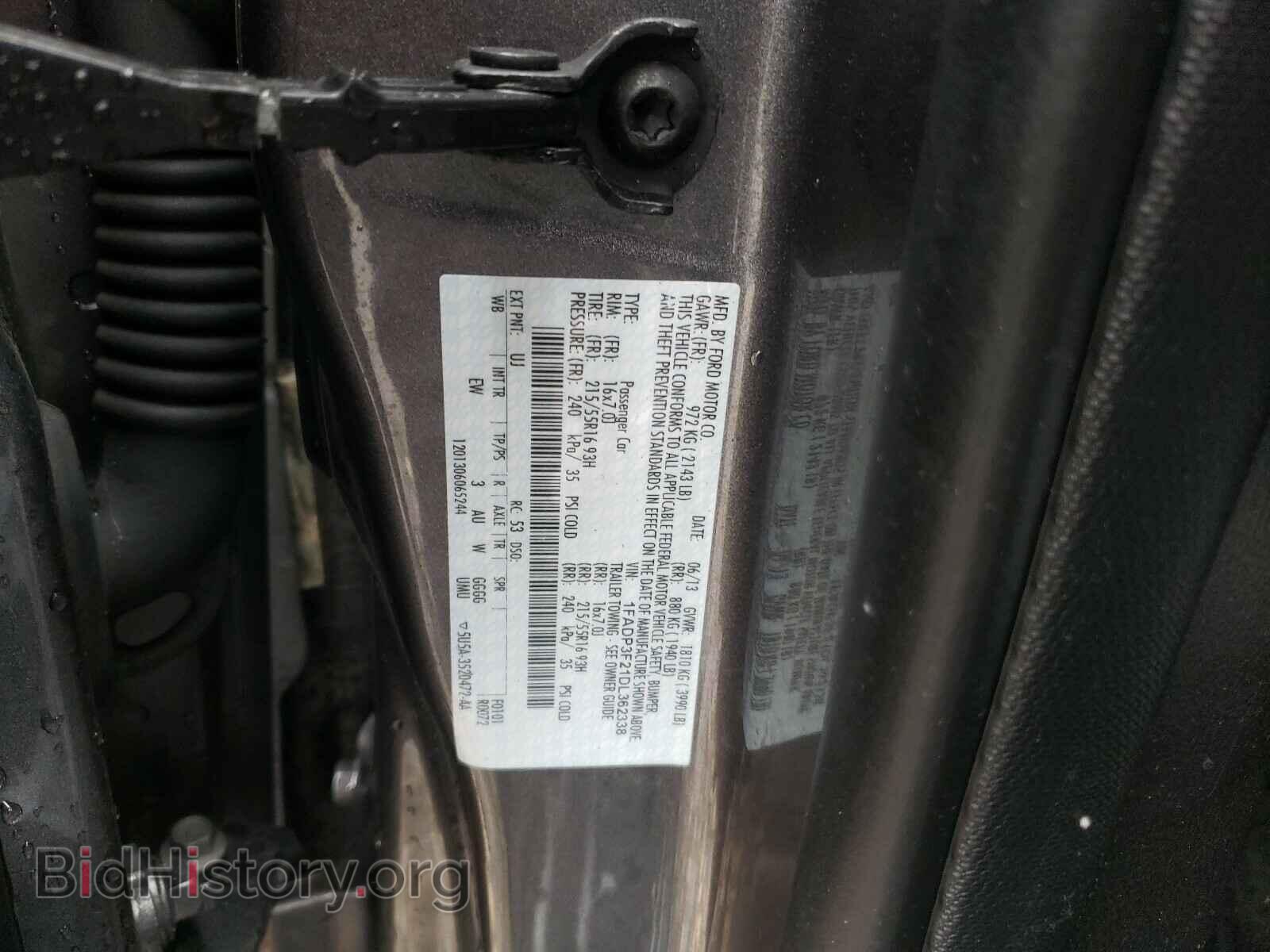 2013 FORD FOCUS - VIN: 1FADP3F21DL362338 - Photo 10