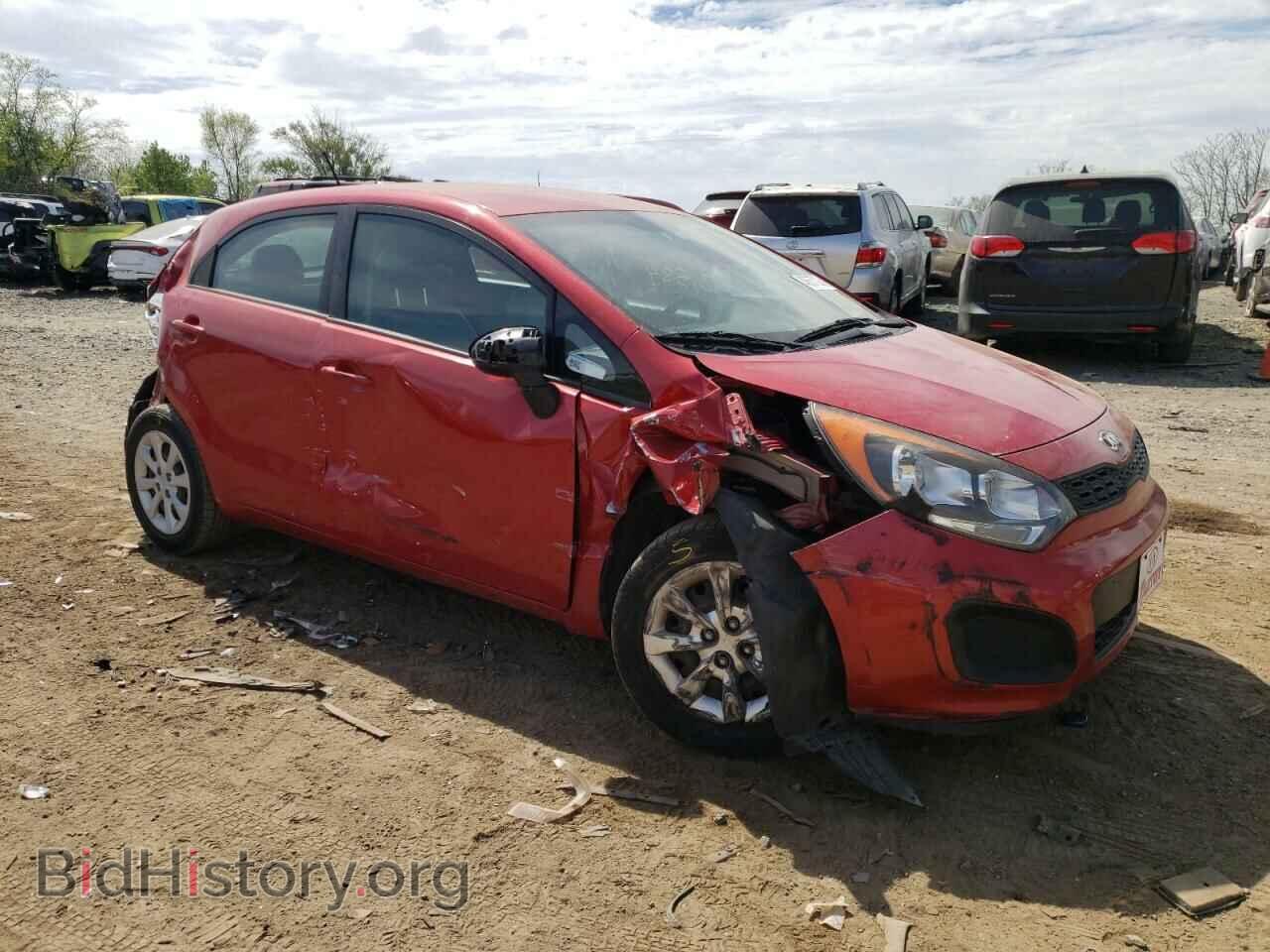 2013 KIA RIO - VIN: KNADM5A38D6287728 - Фото 4