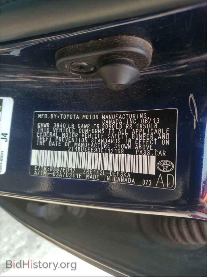 2013 TOYOTA COROLLA - VIN: 2T1BU4EE9DC112168 - Photo 10