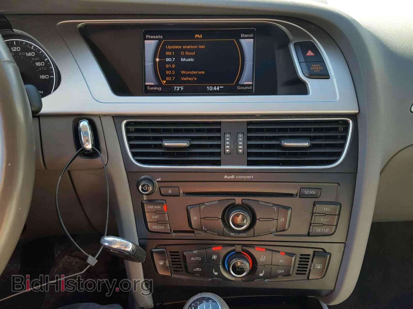 2012 AUDI A4 - VIN: WAUDFAFL2CN005194 - Фото 9