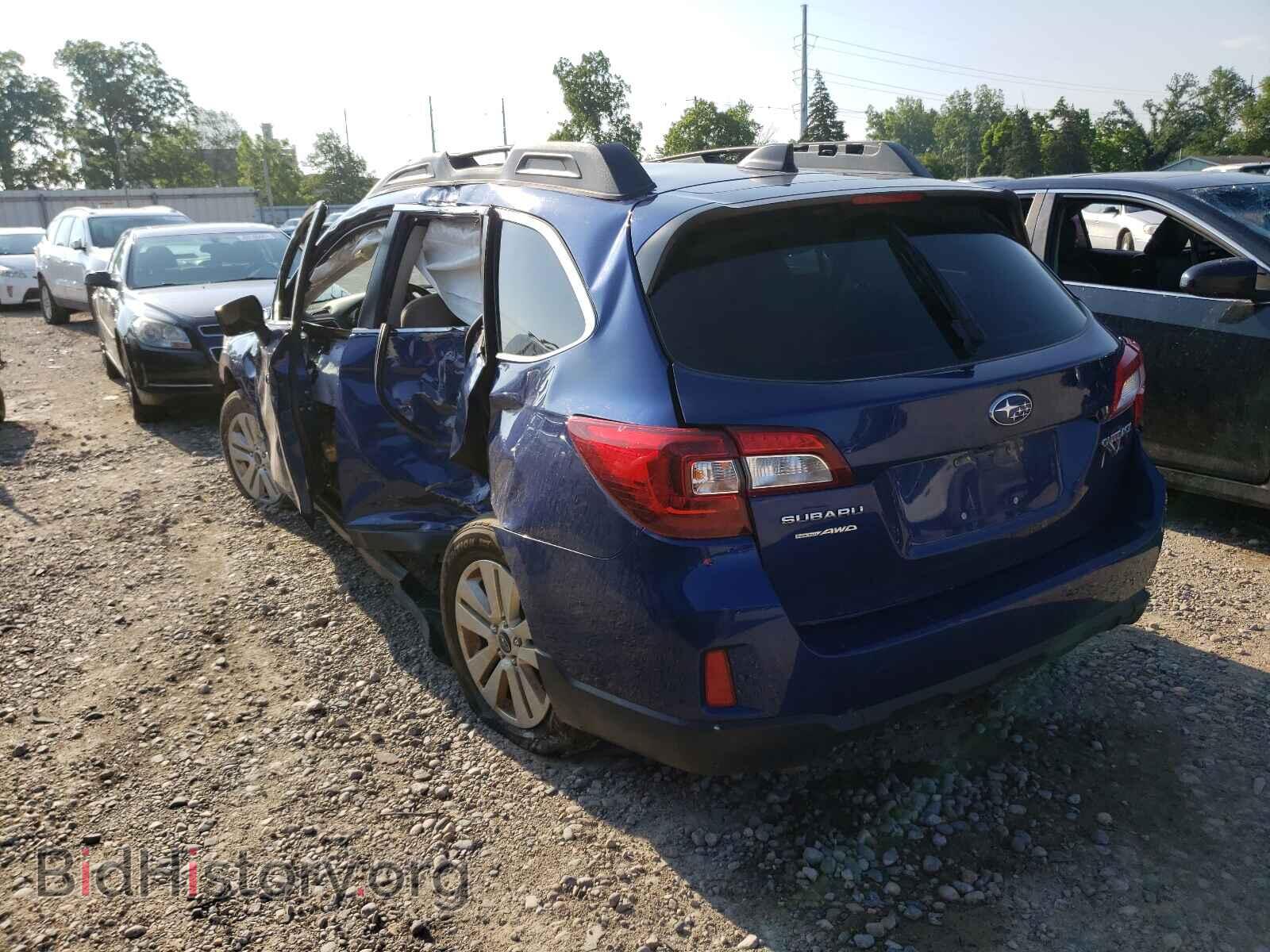 2016 SUBARU OUTBACK - VIN: 4S4BSBDC8G3284260 - Фото 3