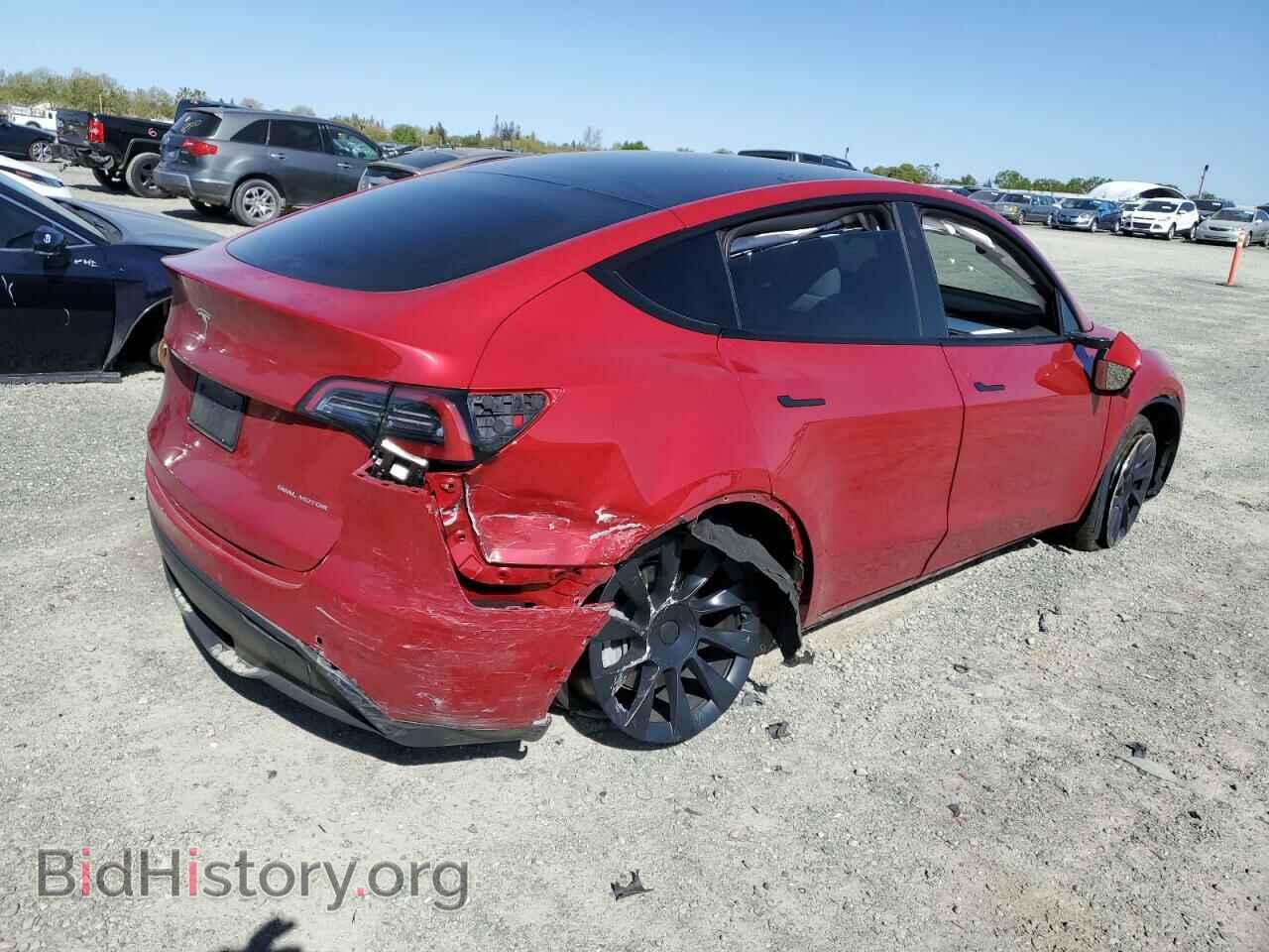 2022 TESLA MODEL Y - VIN: 7SAYGDEE5NF401114 - Фото 3