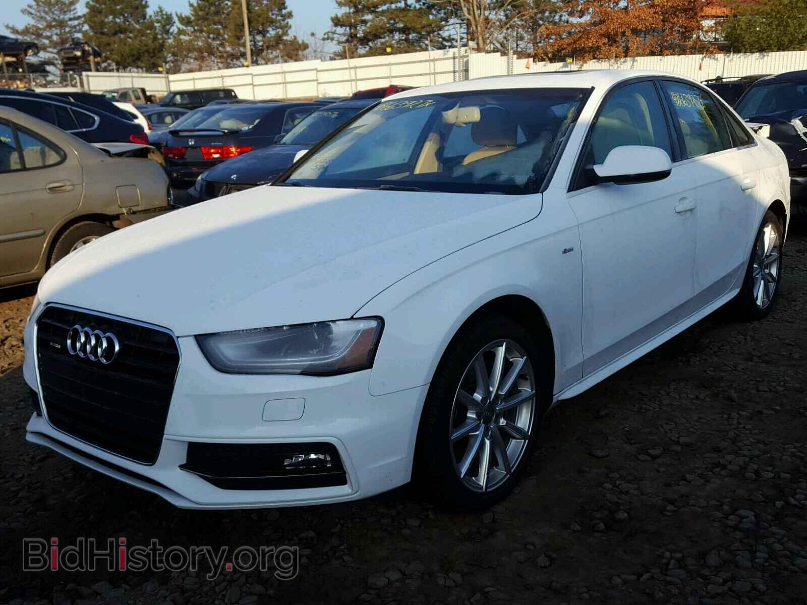2014 AUDI A4 - VIN: WAUFFAFL4EN045207 - Фото 2