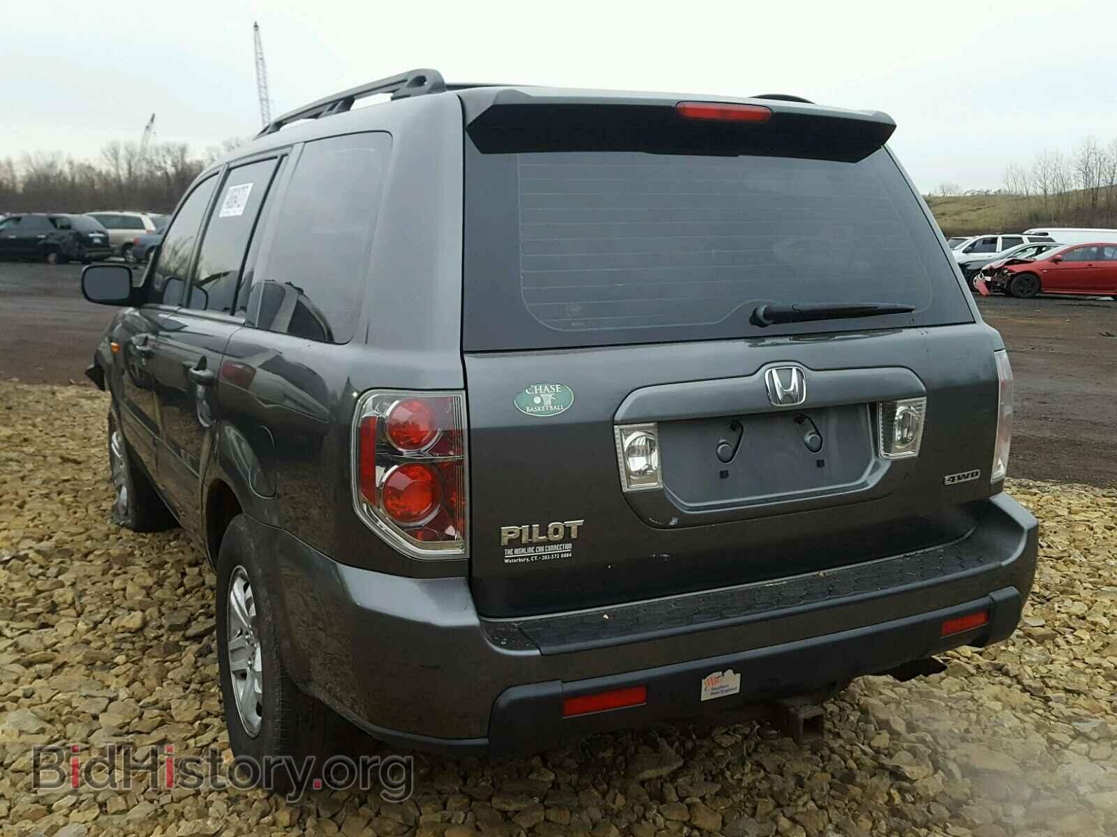 2007 HONDA PILOT - VIN: 2HKYF18187H526765 - Фото 3