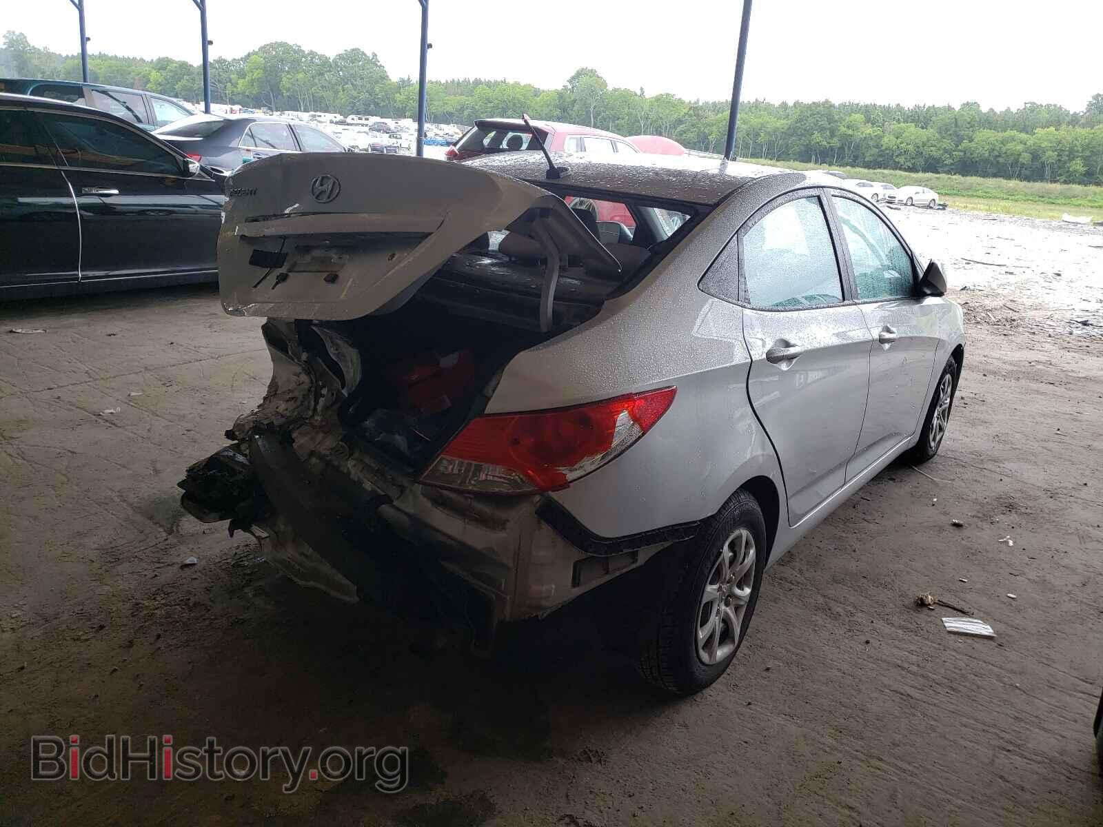 2012 HYUNDAI ACCENT - VIN: KMHCT4AE0CU220351 - Фото 4