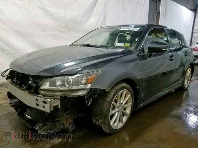 2011 LEXUS CT 200 - VIN: JTHKD5BH8B2036554 - Фото 2
