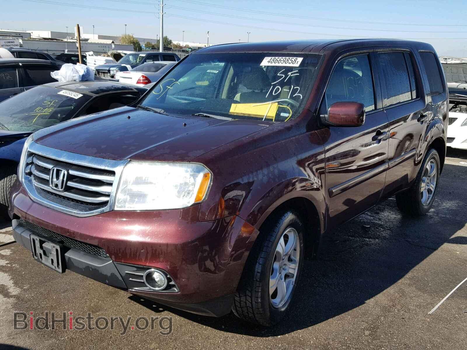 2013 HONDA PILOT EX - VIN: 5FNYF4H40DB068046 - Фото 2