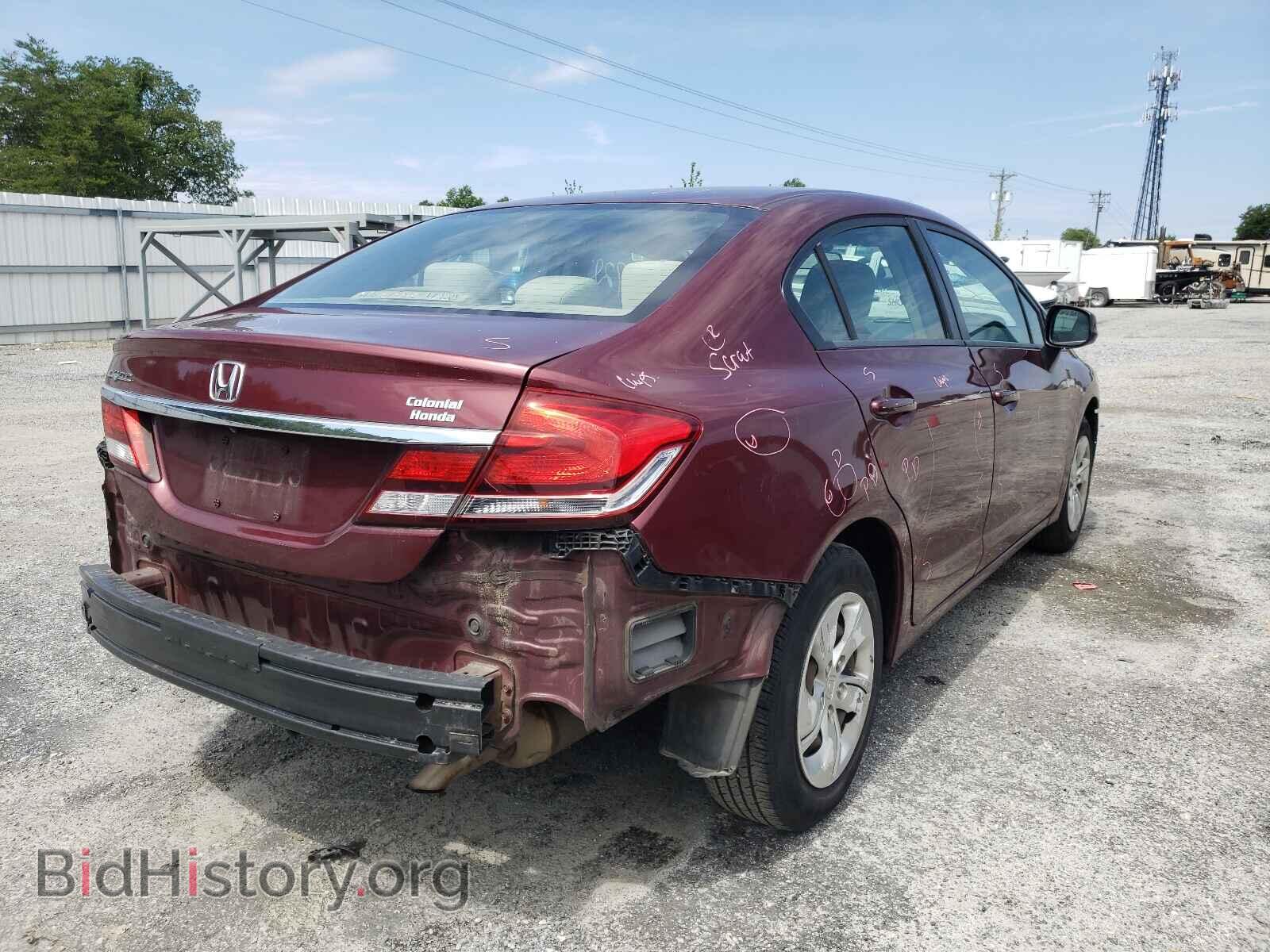 2013 HONDA CIVIC - VIN: 2HGFB2F56DH549966 - Фото 4