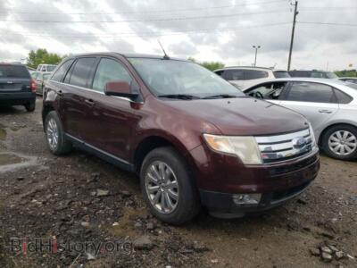 2009 Ford EDGE Edge Limit, maroon — VIN 2FMDK49C19BA34603, Copart