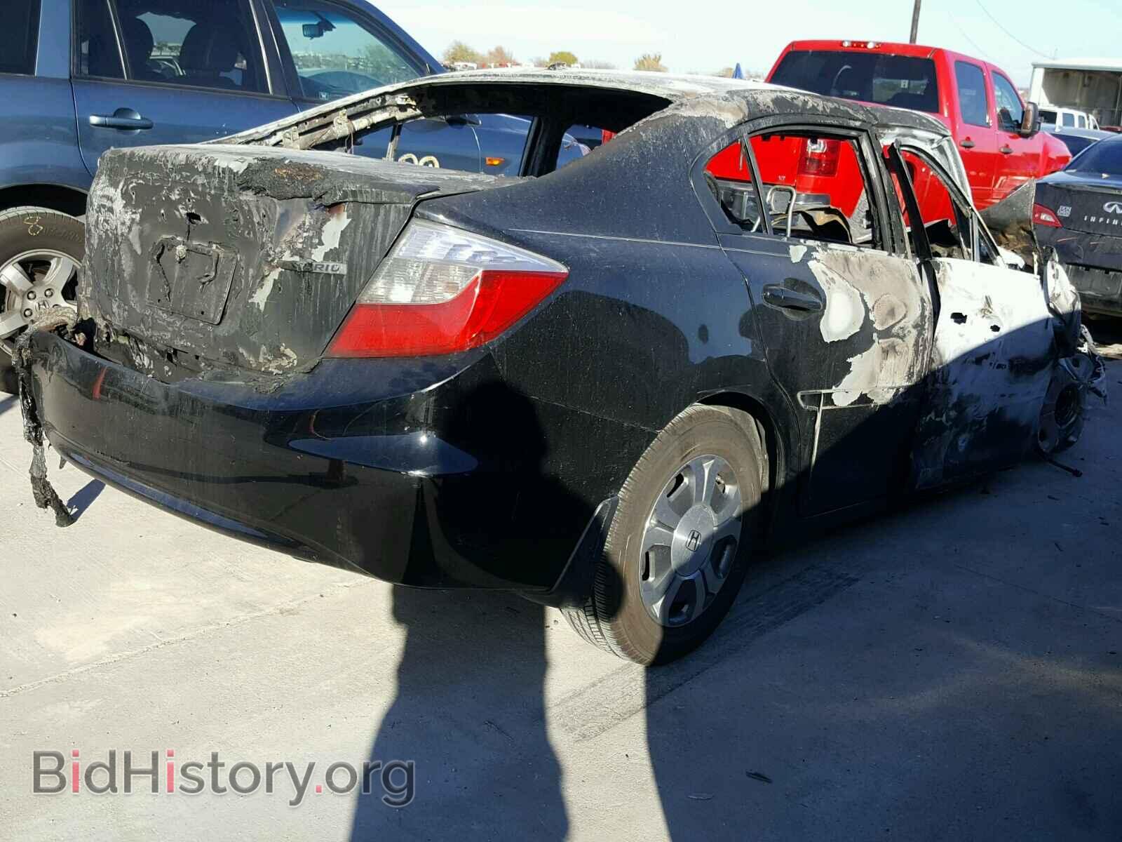 2012 HONDA CIVIC - VIN: JHMFB4F25CS007523 - Photo 4