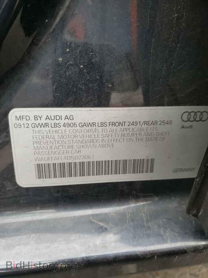 2013 AUDI A4 - VIN: WAUFFAFL4DN023061 - Фото 12