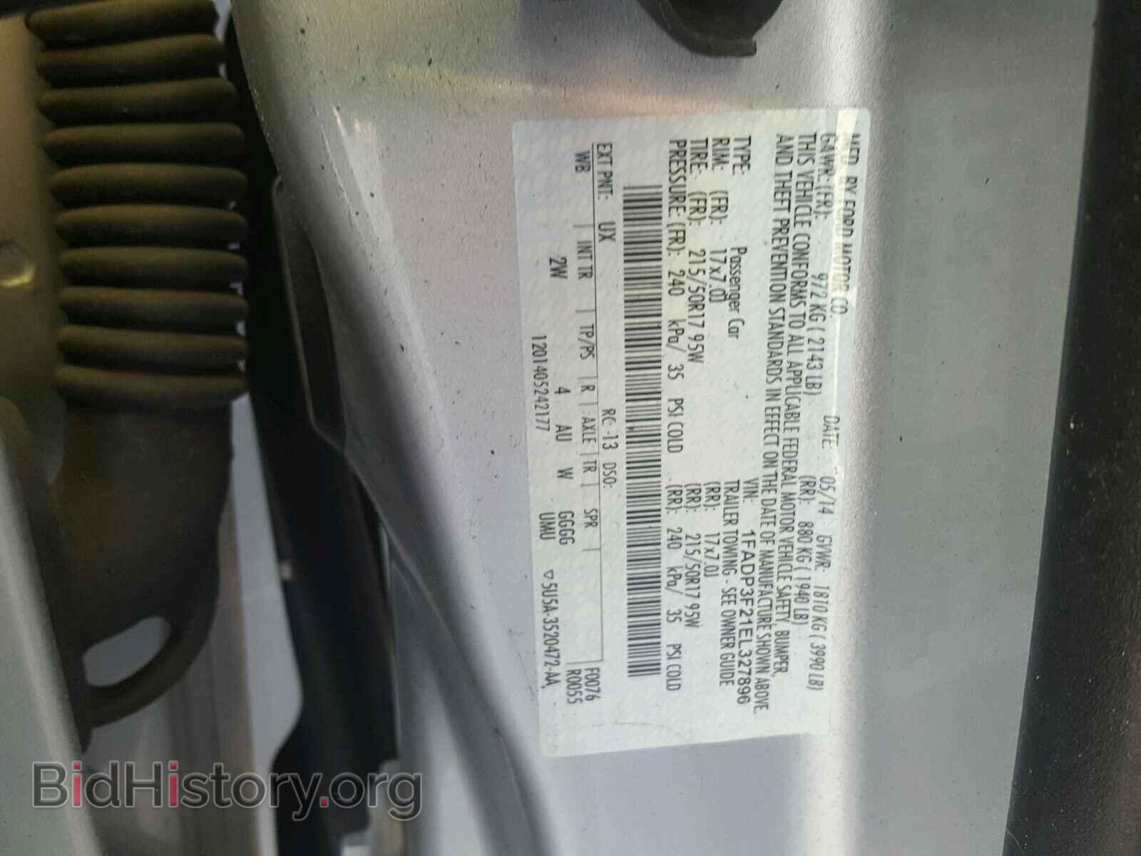 2014 FORD FOCUS - VIN: 1FADP3F21EL327896 - Photo 10