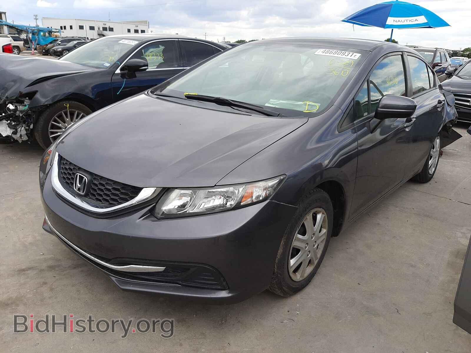 2015 HONDA CIVIC - VIN: 19XFB2F52FE223174 - Фото 2
