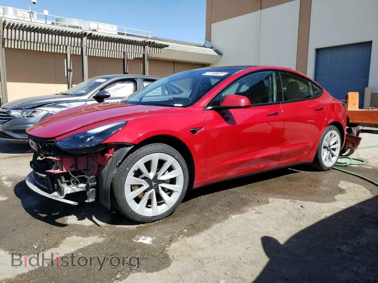 Photo 5YJ3E1EA1NF145708 - TESLA MODEL 3 2022