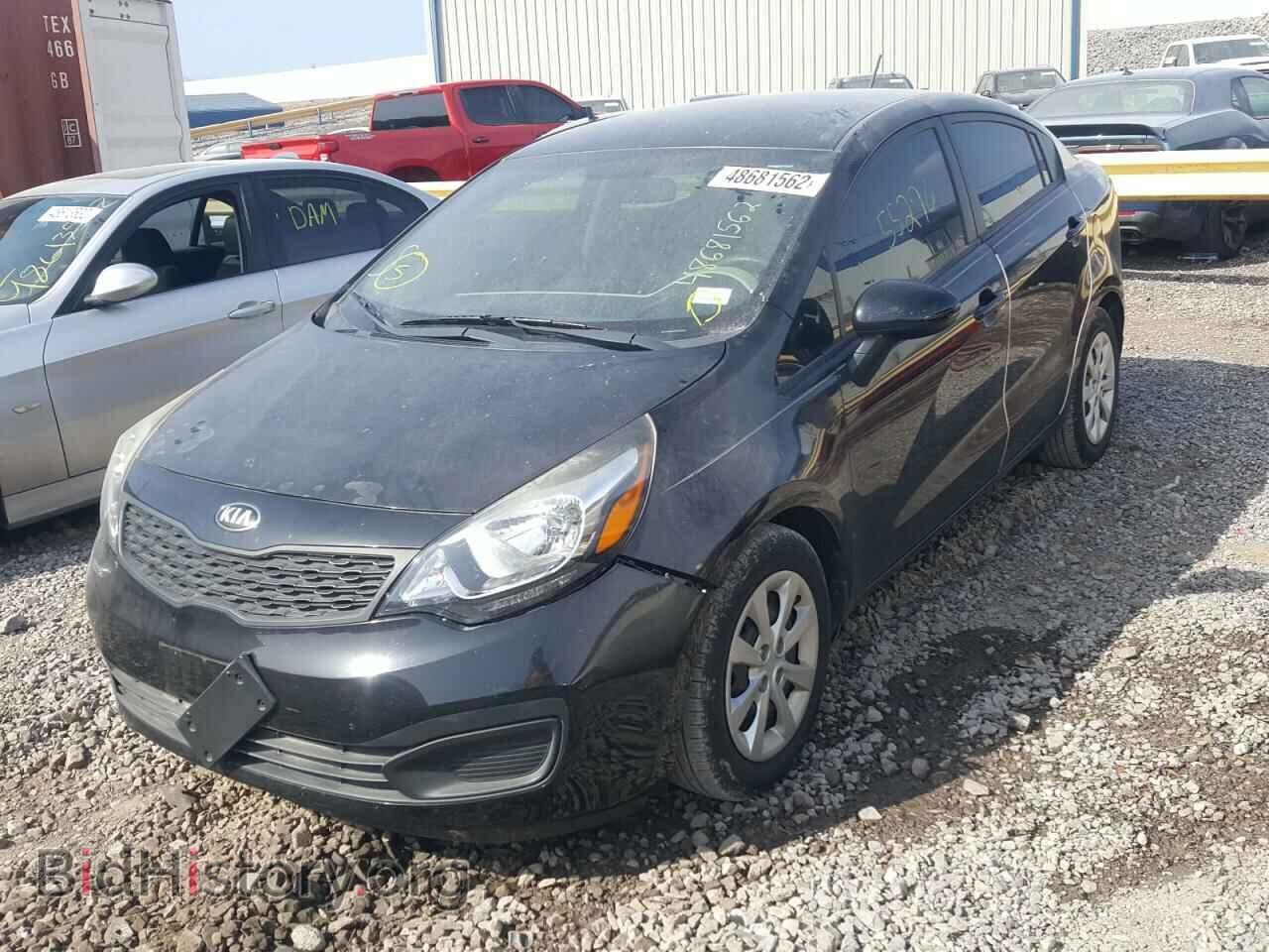 2014 KIA RIO - VIN: KNADM4A36E6374913 - Фото 2