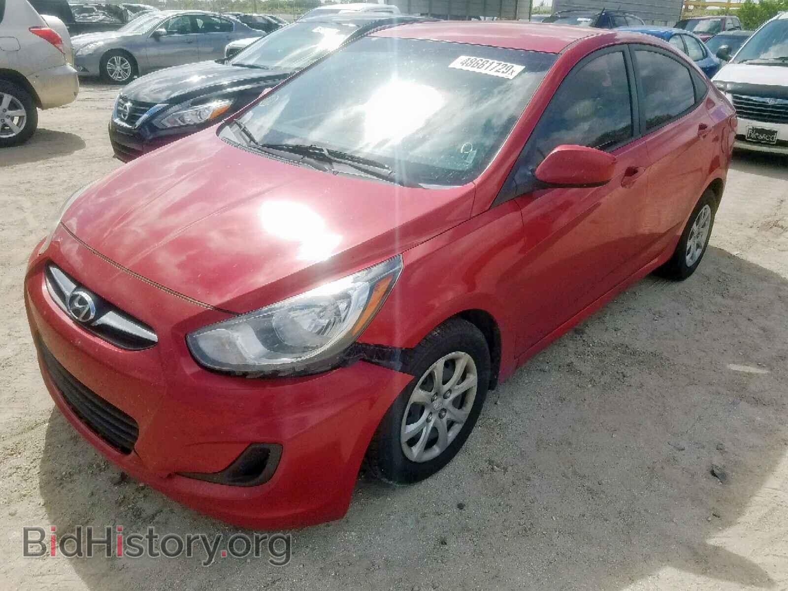 2013 HYUNDAI ACCENT - VIN: KMHCT4AE7DU363685 - Фото 2