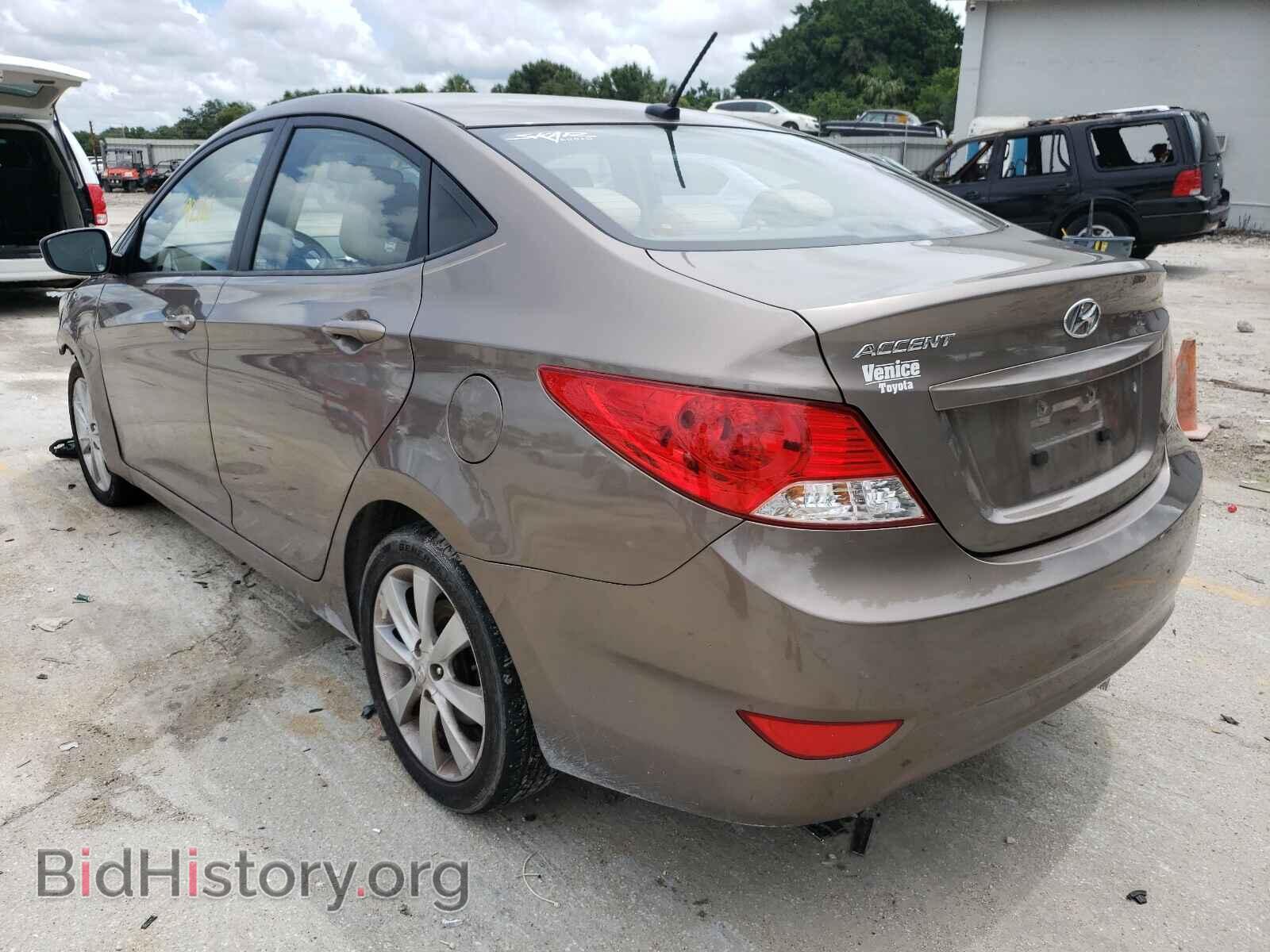 2012 HYUNDAI ACCENT - VIN: KMHCU4AE5CU168518 - Фото 3