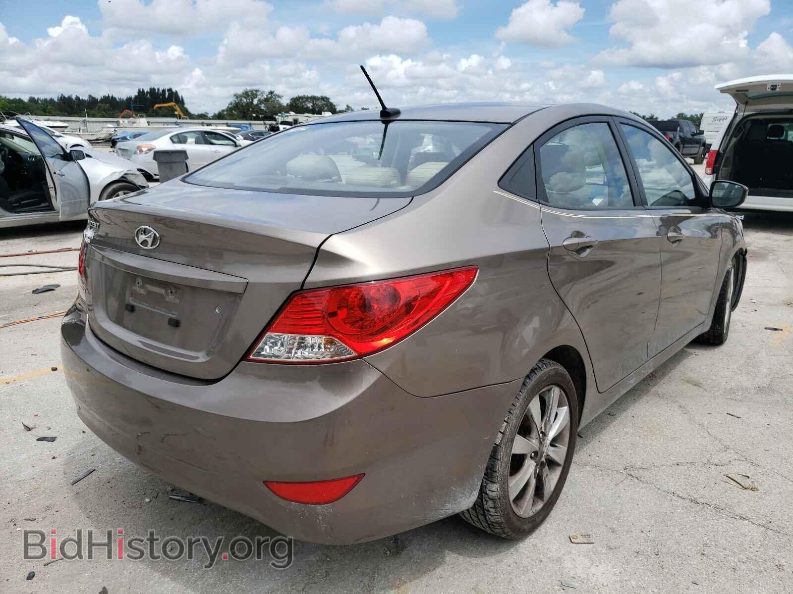 2012 HYUNDAI ACCENT - VIN: KMHCU4AE5CU168518 - Фото 4