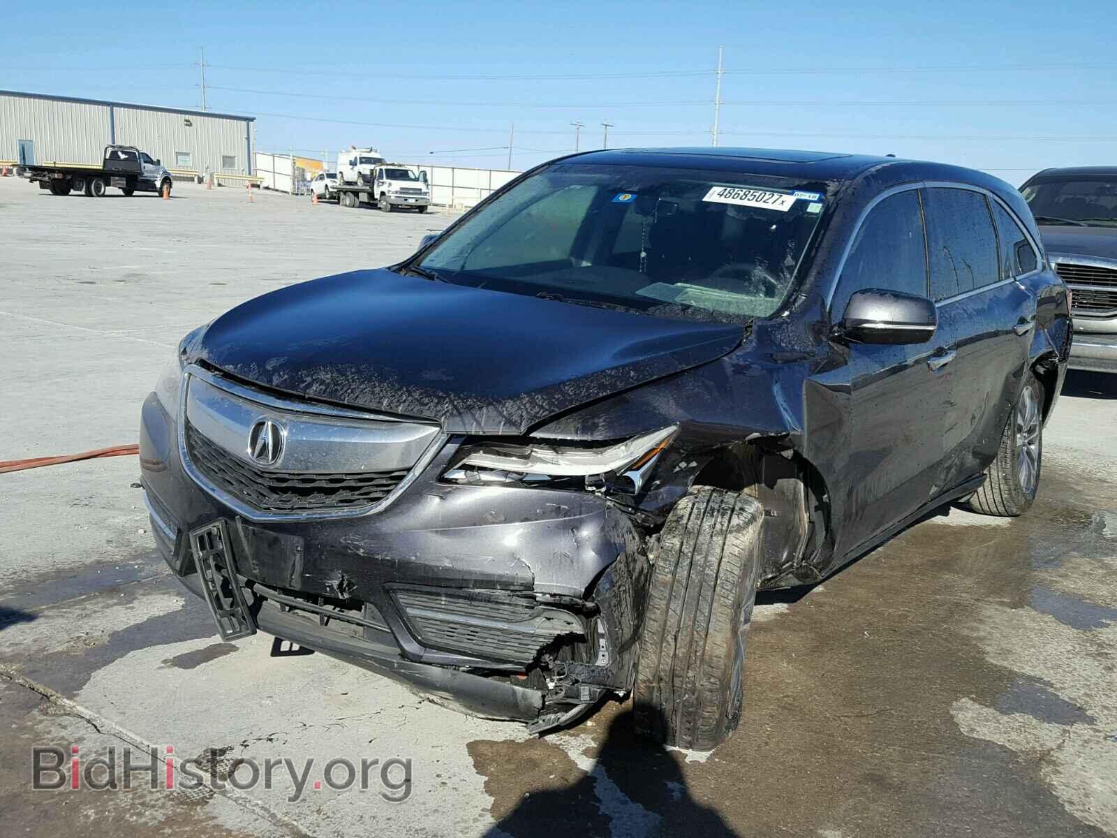 2016 ACURA MDX - VIN: 5FRYD3H48GB018207 - Фото 2