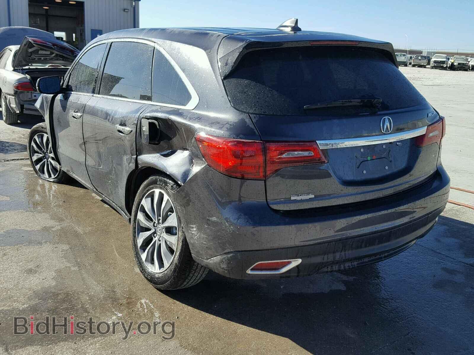 2016 ACURA MDX - VIN: 5FRYD3H48GB018207 - Фото 3
