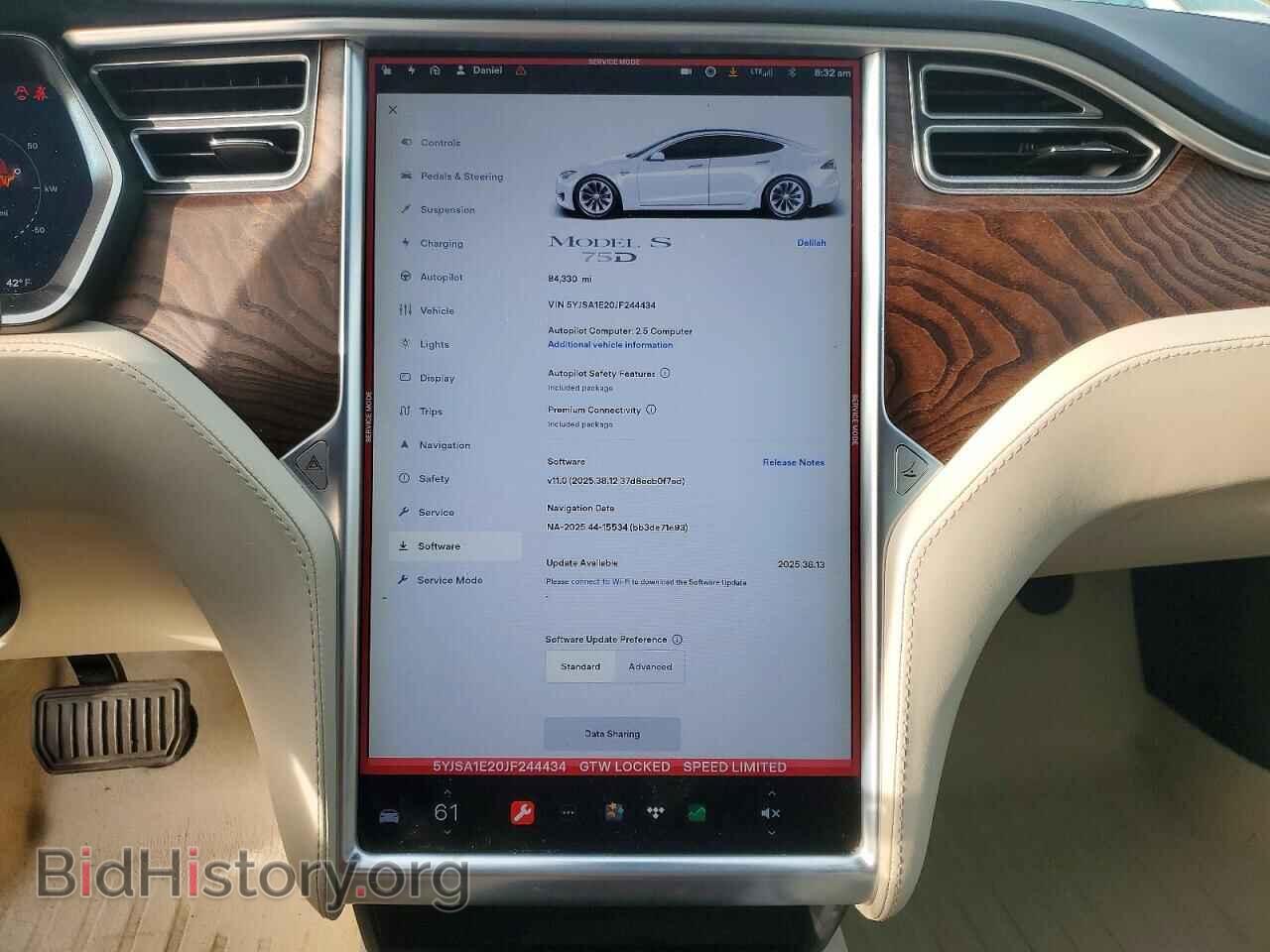 2018 TESLA MODEL S - VIN: 5YJSA1E20JF244434 - Photo 9