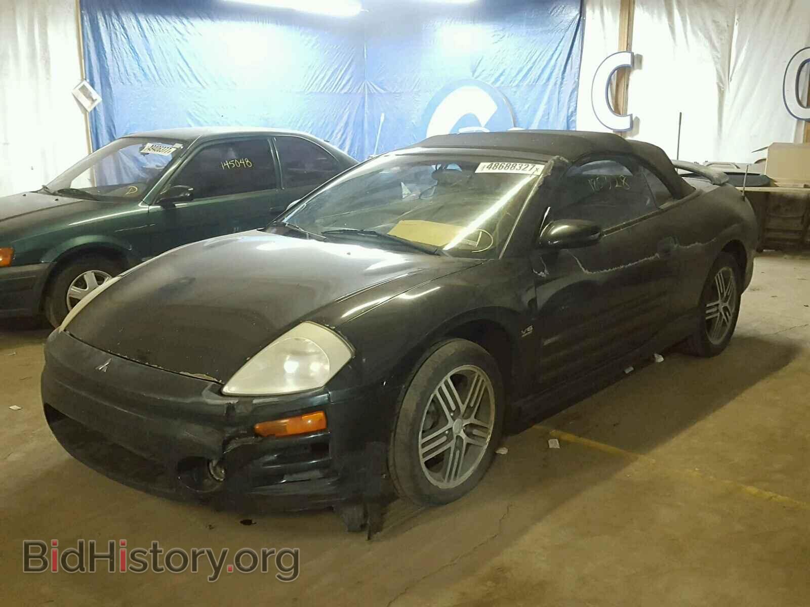 2003 MITSUBISHI ECLIPSE - VIN: 4A3AE75H43E047761 - Фото 2