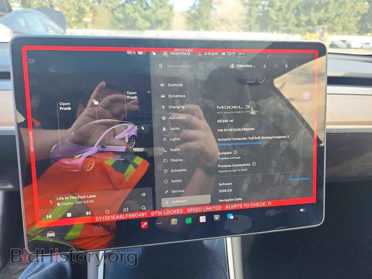 2020 TESLA MODEL 3 - VIN: 5YJ3E1EA6LF660491 - Photo 9