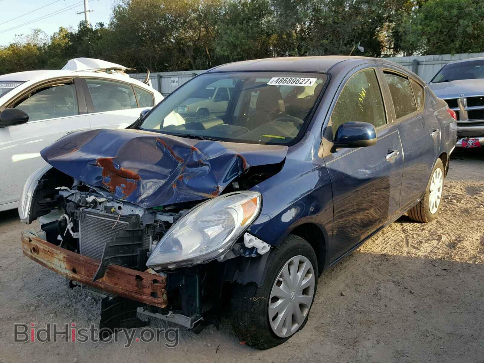 2012 NISSAN VERSA - VIN: 3N1CN7AP5CL814304 - Фото 2