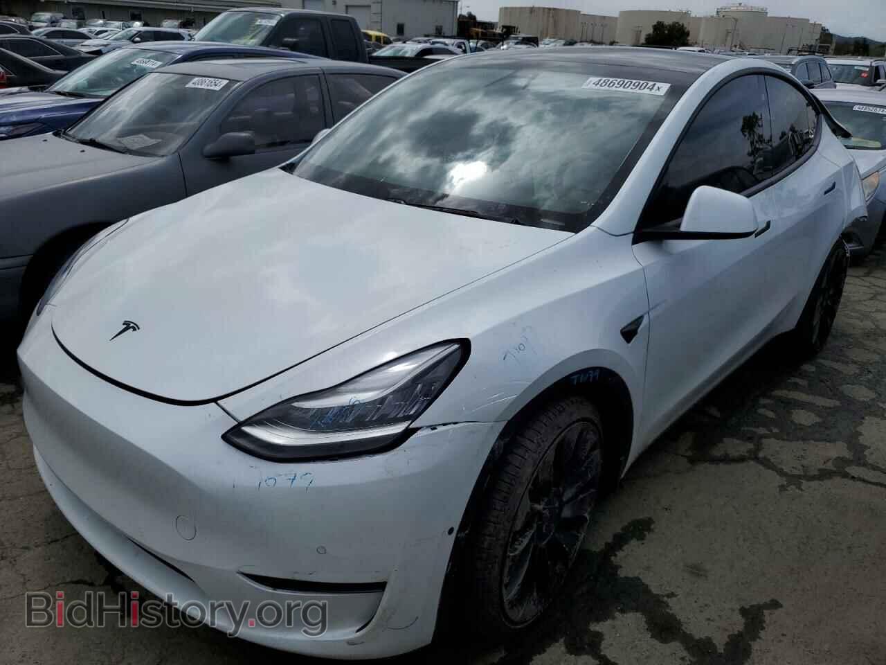 Photo 5YJYGDEF2LF018928 - TESLA MODEL Y 2020