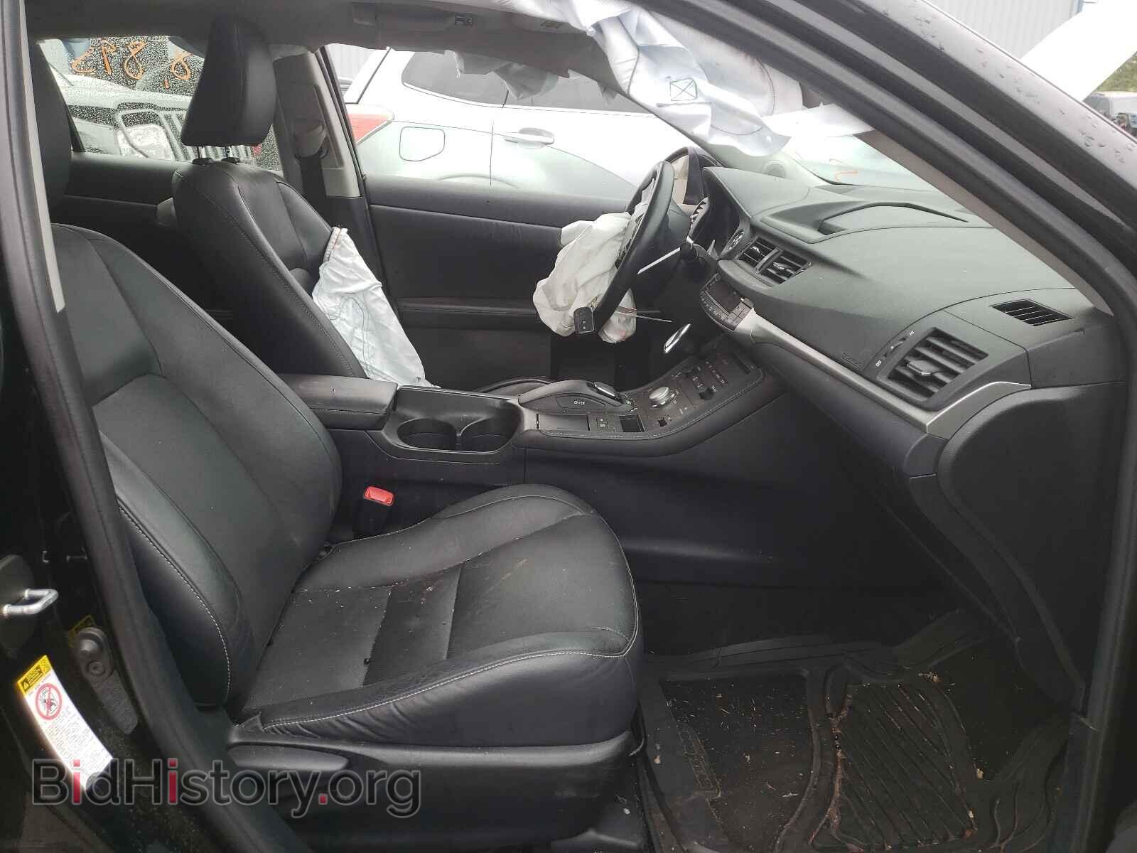 2012 LEXUS CT 200 - VIN: JTHKD5BHXC2091203 - Фото 5