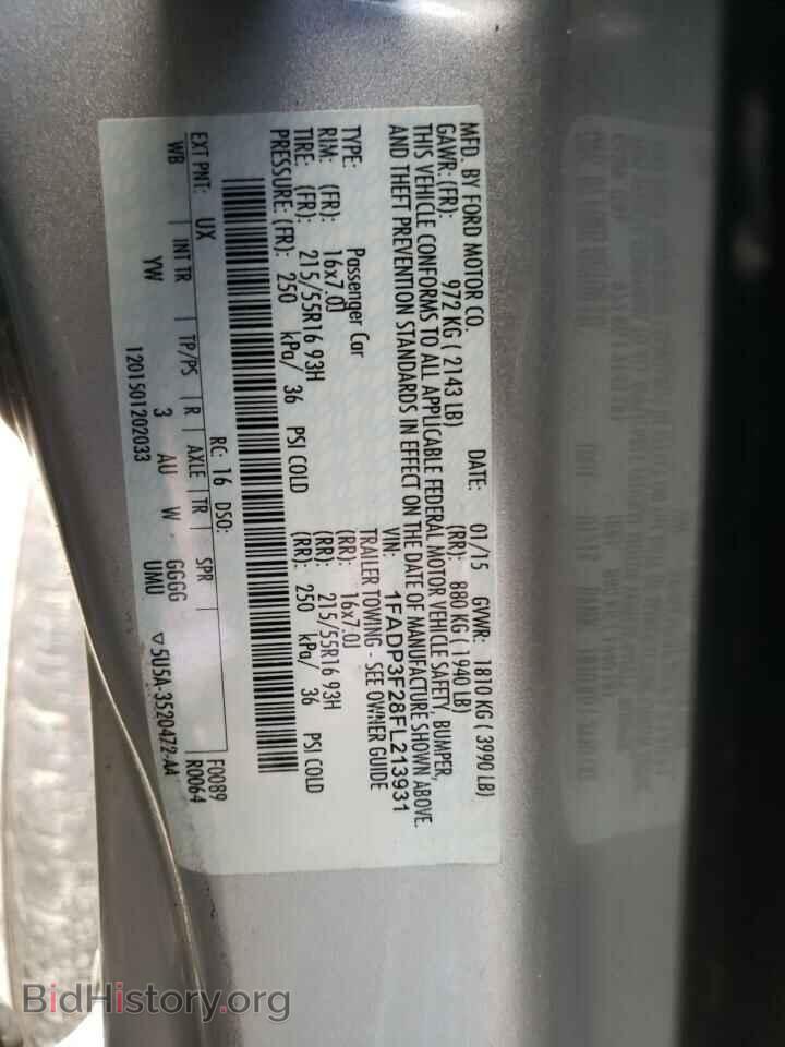 2015 FORD FOCUS - VIN: 1FADP3F28FL213931 - Photo 10