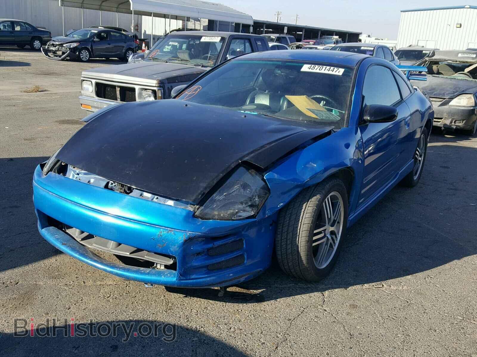 2002 MITSUBISHI ECLIPSE - VIN: 4A3AC54H42E049505 - Фото 2