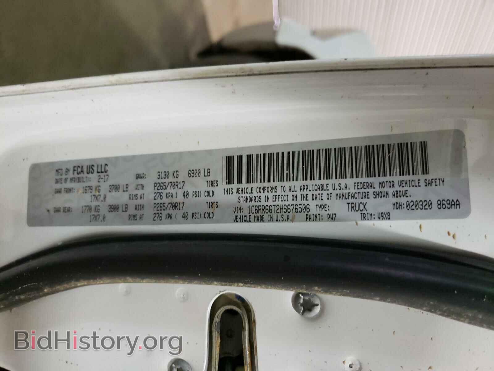 2017 RAM 1500 - VIN: 1C6RR6GT2HS676506 - Photo 10