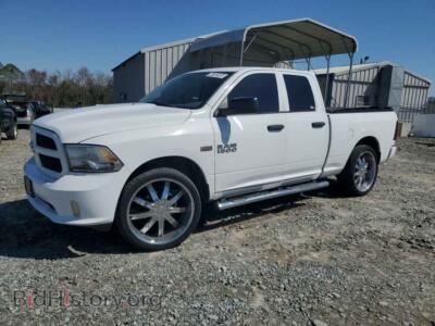 2013 RAM 1500 ST, white — VIN 1C6RR6FT3DS556483, Copart