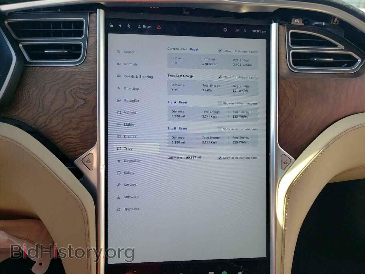 2016 TESLA MODEL S - VIN: 5YJSA1E26GF168260 - Photo 9