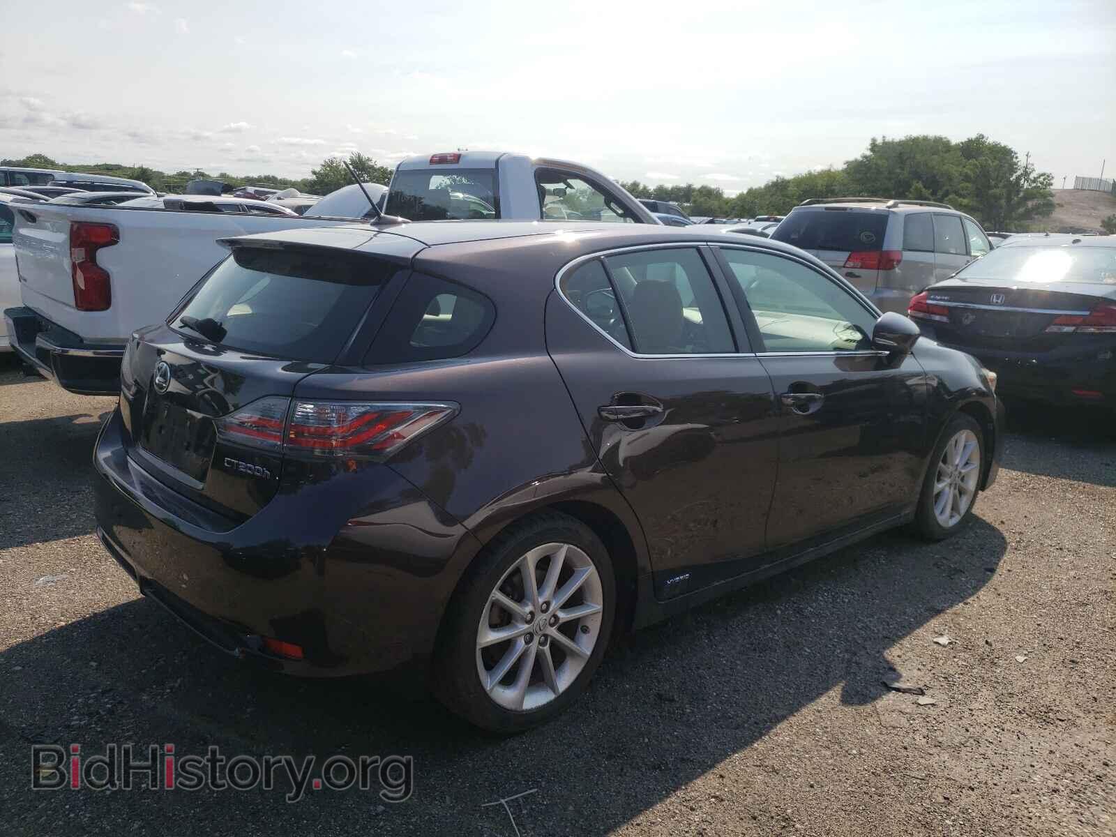 2012 LEXUS CT 200 - VIN: JTHKD5BHXC2105102 - Фото 4