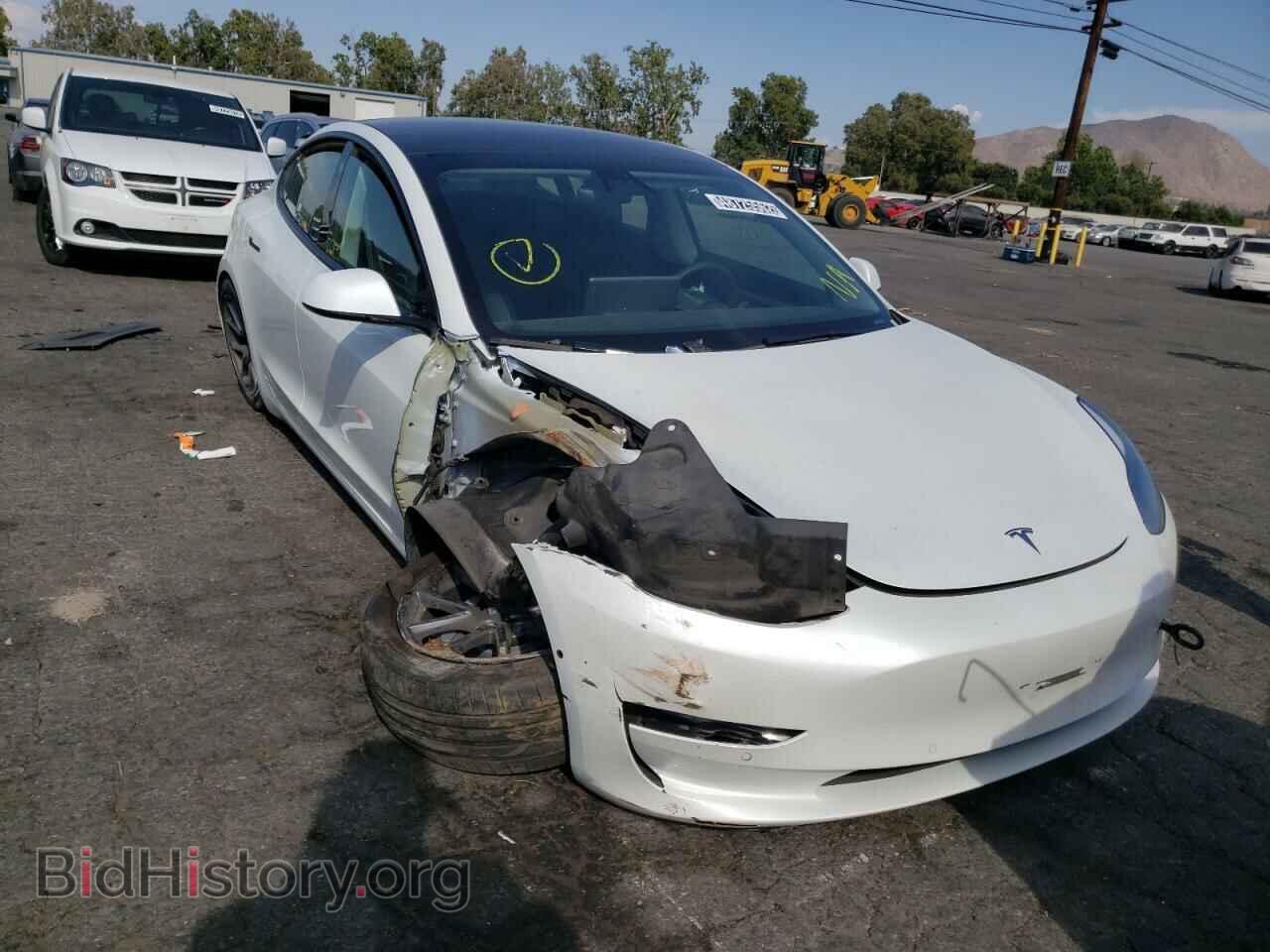 Photo 5YJ3E1EA0MF092076 - TESLA MODEL 3 2021