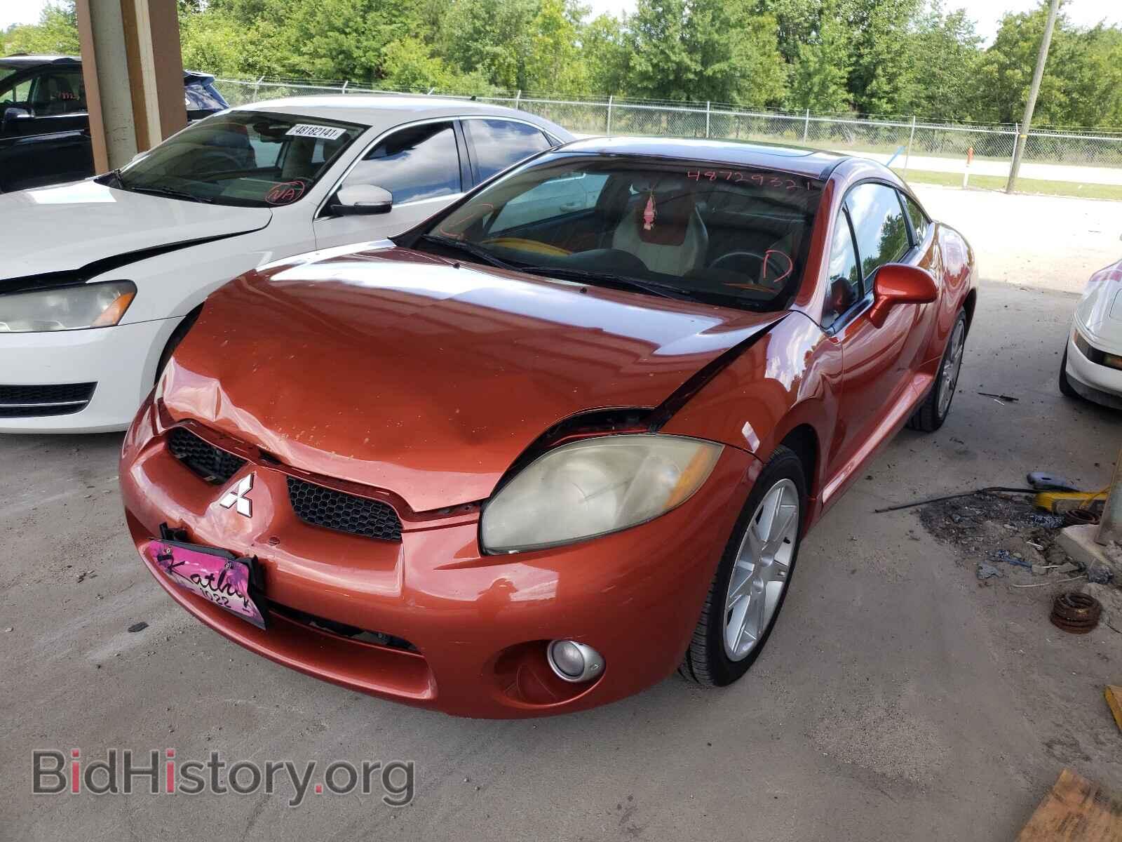 2006 MITSUBISHI ECLIPSE - VIN: 4A3AK34T96E030787 - Фото 2