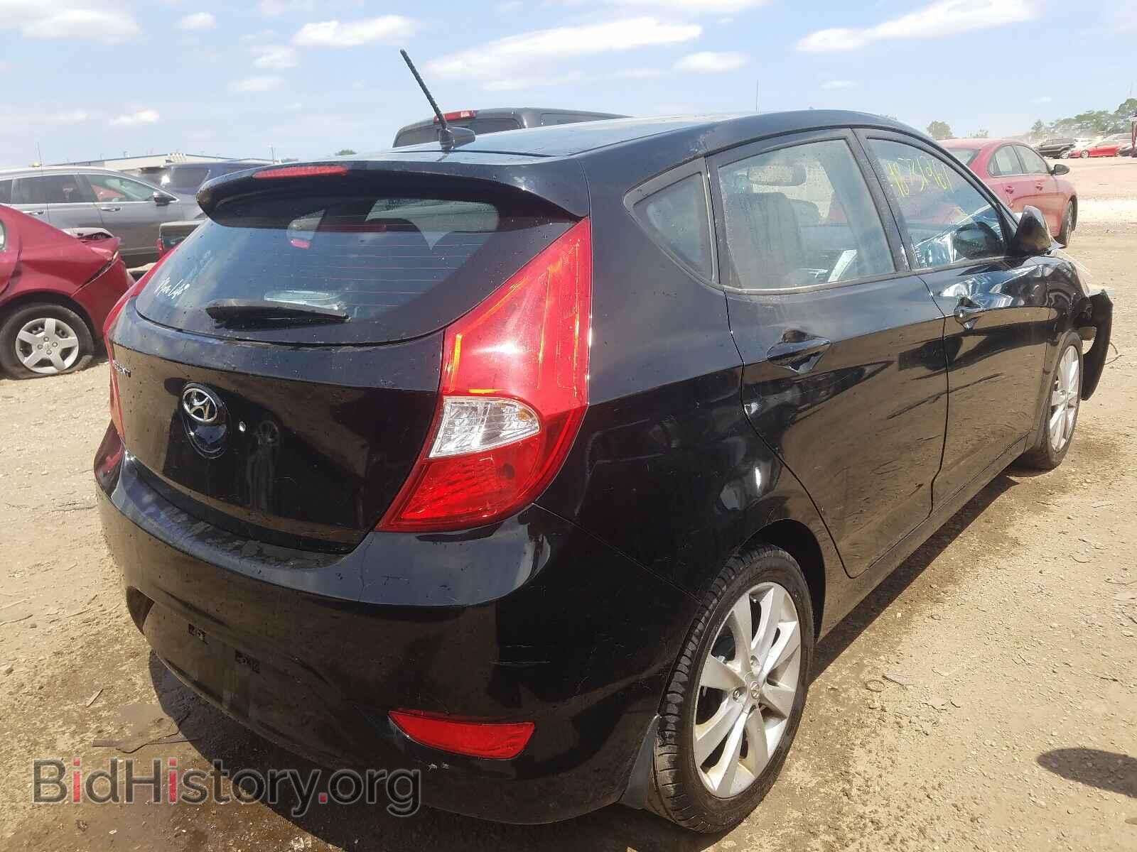 2012 HYUNDAI ACCENT - VIN: KMHCU5AE4CU024951 - Фото 4