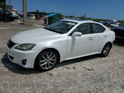2012 Lexus IS IS 250, white — VIN JTHBF5C24C5171650, Copart
