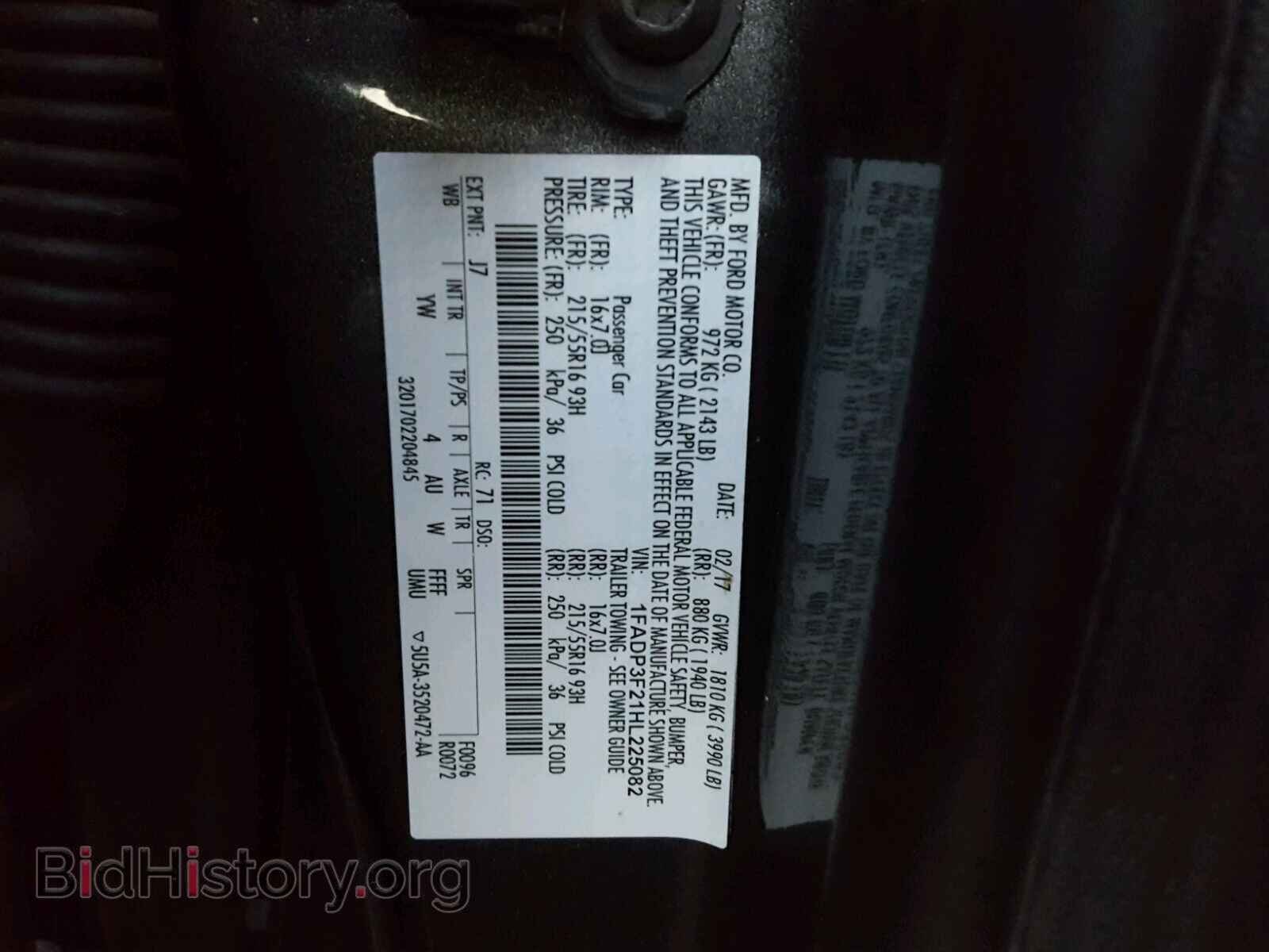 2017 FORD FOCUS - VIN: 1FADP3F21HL225082 - Photo 10
