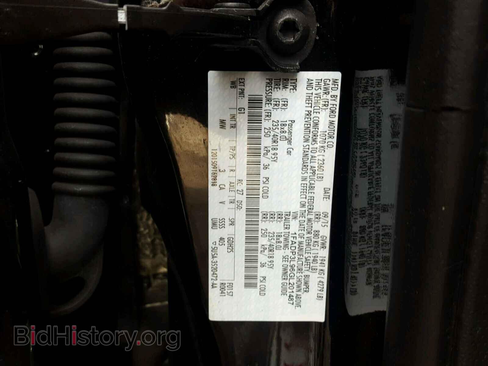 2016 FORD FOCUS - VIN: 1FADP3L96GL201487 - Фото 10